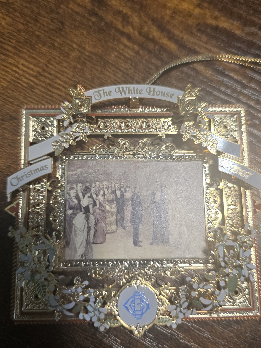 White House Historical Association 2007 ornament features Wedding Of Grover Clev